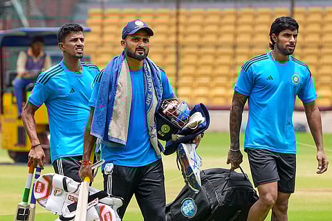 Duleep Trophy: Players at practice session